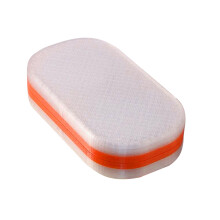 Shockproof Dustproof Lens Filter Holder Box for-Orange#ff6600