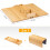 Flexibler Bambus-Sofaarmig-Tisch mit Becherhalter, 990g 7