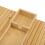 Flexibler Bambus-Sofaarmig-Tisch mit Becherhalter, 990g 14