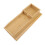 Flexibler Bambus-Sofaarmig-Tisch mit Becherhalter, 990g 11