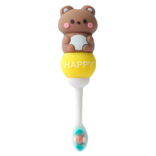 Mushroom Toothbrush, Countertop Storage Toothbrush For Kids, Kids Manual Toothbrush With Cute Mushroom Design, Soft Hair Small Head For Effective Clea
