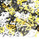 Τέλεια πάρτι: Number50And60Glitter Confetti, Χρυσά ασημένια μαύρα διακοσμητικά πάρτι για 6