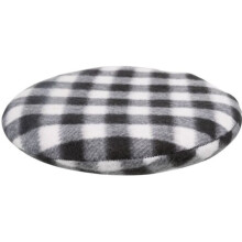 Coussin aquecedor para aquecer no micro-ondas - ø 26 cm - Preto e branco