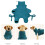 Fast Absorbent Dog Towel Robe Bathrobe for Small to Large-L 2