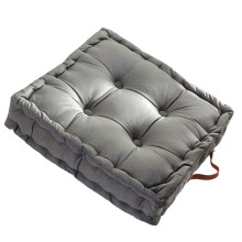 Square Cushion In Optional Color With Thick Padding-grey