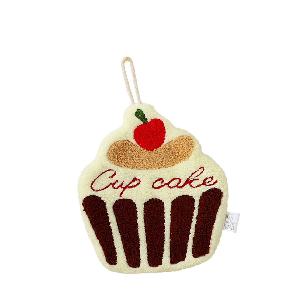 Quality Cake Hand Towel Cleaning Rag With Easy Hanging- Yellow