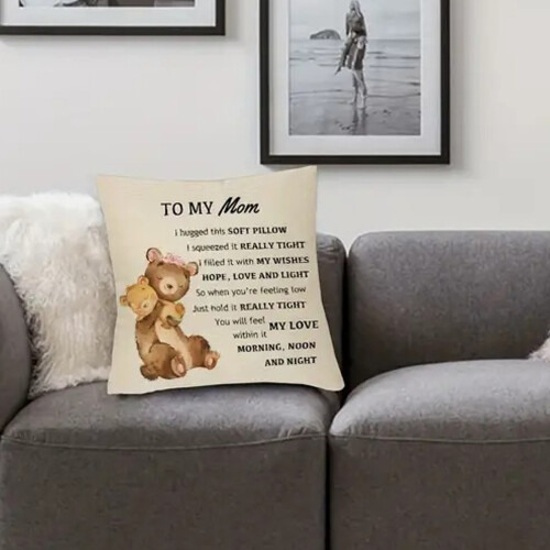 Pillowcase With Prints Cushion Cover Mother's Day Decorative-4 1