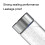 Tragbare 460 ml Wasserstoffwasserflasche Generator 1400ppb Silber 7