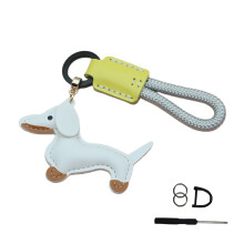 Lichtgewicht teckel sleutelhanger charme accessoire voor-21