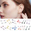 Portable Bioceramic Ear Studs for Active Lifestyles and-Red 3