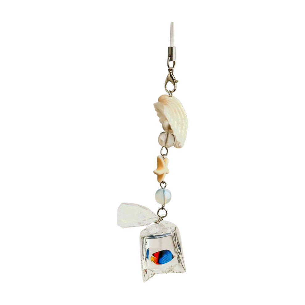 Vibranting Color Seashells Mobile Charm Offering Both-I Lanyard 7704000290500