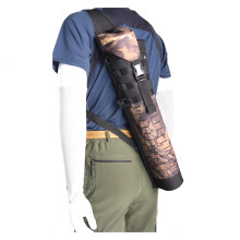 Archery Quiver Back Adjustable With Shoulder Belt Bag Pouch Arrows Holder For Training Outdoor Bow Target Practice Green