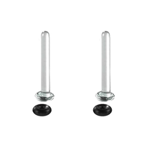 Ensemble d'étirement d'oreille en verre, comprend des-Noir 2mm