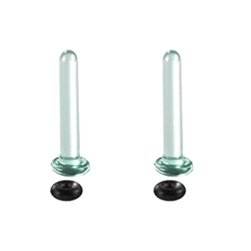 Ensemble d'étirement d'oreille en-Couleur transparente 2,5 mm