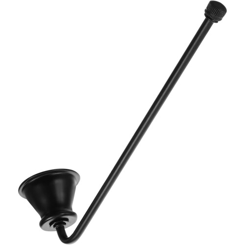 Extinguisher Snuffer Black Metal Cap Long Handle Accessories For Fire Extinguishers 1