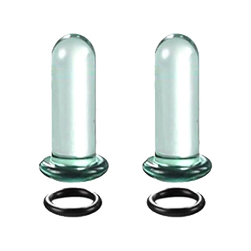 Ensemble d'étirements d'oreilles en-Couleur transparente 6mm