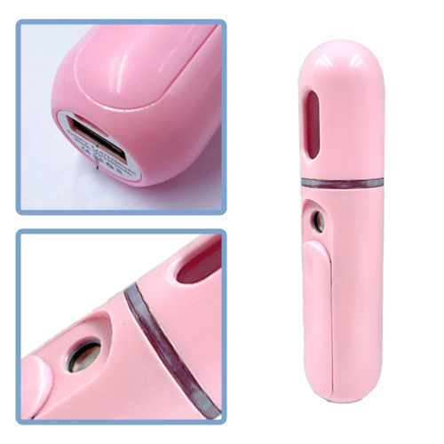 Nano Facial Mister, Μίνι μέγεθος ταξιδιού για τσάντα, Φορητός νανοψεκασμός ενυδάτωσης και 2