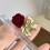 Boucles d'oreilles artisanales élégantes à nœud papillon Rose, 7