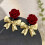 Boucles d'oreilles artisanales élégantes à nœud papillon Rose, 5