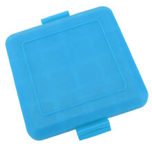 Mikrowellen-Toastie-Maker Blau 170x145x35mm spülmaschinenfestes Silikon