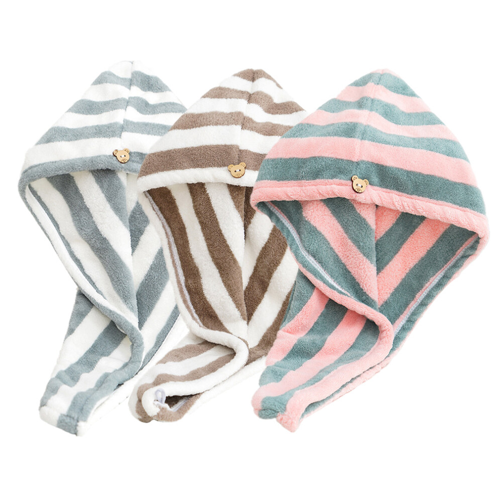 Soft Protect Hair Drying Cap, Anti Frizz Microfiber Hair Turban for Women, Super Absorbent Quick Dry, 3 Pieces-image-OPC-PNCSXFZ-NEW