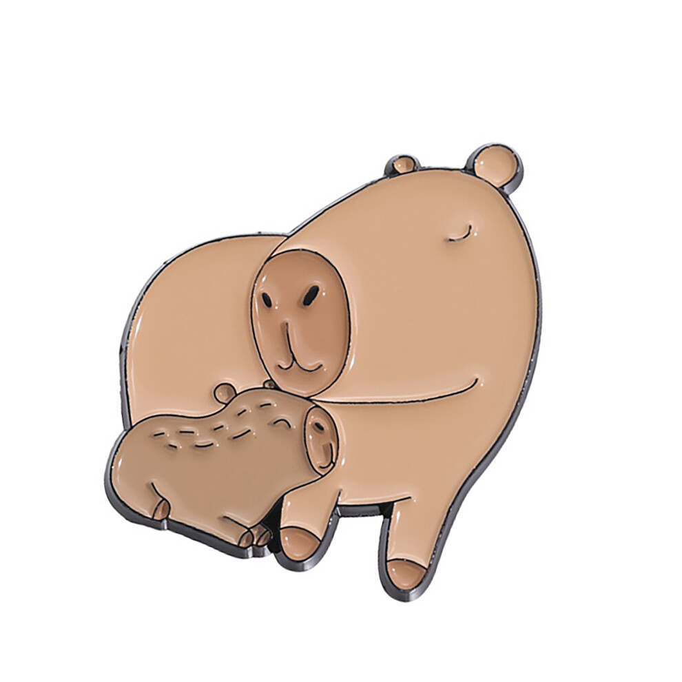Capybara Brooch Pin Fashion Lapel Pin Alloy Texture-QHXZ876