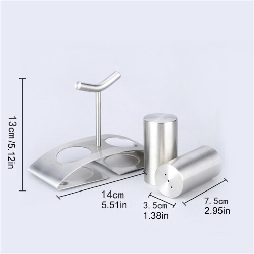 Kitchen Seasoning Bottle Set Condiment Box With Stand Cooking 2
