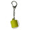 Lip Gloss with Keychain Caps Convenient Makeup Tool-Yellow 4