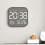 Metal Digital Alarm Clock with Adjustable-Black shell 5513 6