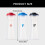 2pcs Multipurpose Plastic Seasoning Dispenser for-black red 4