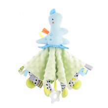 Lovely Animal Soothing Towel For Newborns, Teething Aid, Sensory Calming Cloth With Milk Foam Dragon, Soft Plush Handkerchief