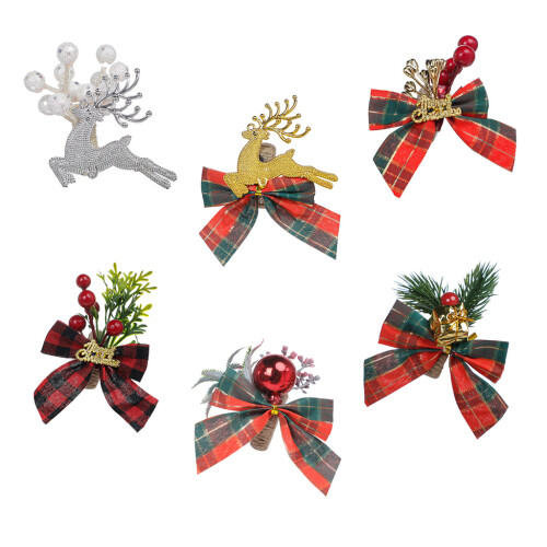 Weihnachts-Serviettenringe,-03Rotes Englisch 1