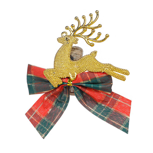 Weihnachts-Serviettenringe,-02 Goldener Elch