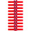 10pcs/Pack Slap Bracelets Soft Fabric Adjustable Size-red lion 1