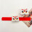 10pcs/Pack Slap Bracelets Soft Fabric Adjustable Size-red lion 7