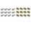 12pcs Table Card Storage Stands Metal Cellphone-Short style 2