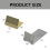 12pcs Table Card Storage Stands Metal Cellphone-Short style 6
