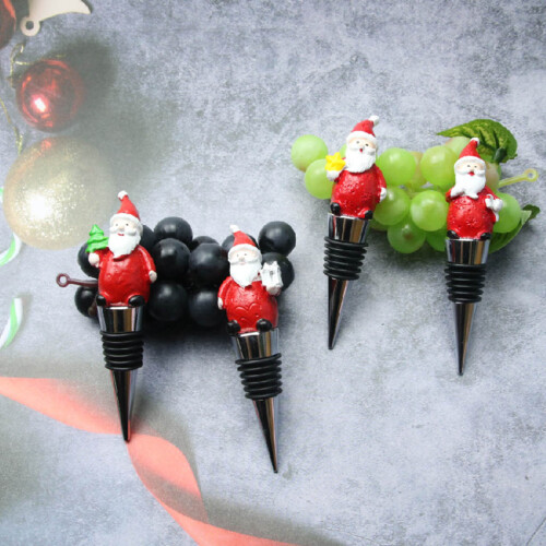 4 Pack Wine Bottle Stoppers Metal Material Bottle-Type A 2