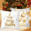 Housse de coussin de noël, décorations de joyeux noël pour la-3 2