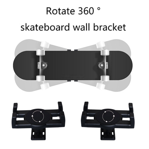 Support mural rotatif à 360 degrés pour skateboard, présentoir 1