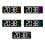 LED Electronic Clock With Time Date Alarm And-Orange 2