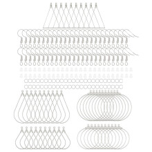 Jewelry Making Charm Earrings Accessories Suitable for-Silver