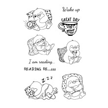 Christmas Elements Transparent Silicone Stamps Seal for DIY-498