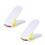 Multipurpose 2pcs Shoe Storage Solution Rack-Classic White 1