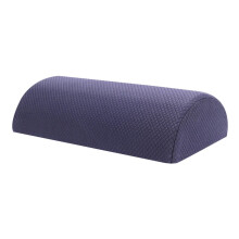 Ergonomic Memory Foam Knee Pillow SemiRoll Bolster For Leg Elevation, Removable Washable Cover, Side Sleepers