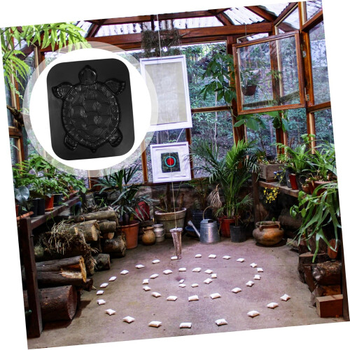 Turtle Shape Stepping Stone Mold Plastic Pavement Mold DIY Path Maker For Garden Patio Backyard Landscaping 1