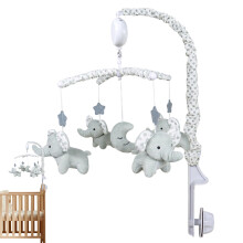 Baby Crib Mobile Girls Plusies Rotating Toy Music Box Skin Friendly Fabric Wind Up Animal Toys Sleep Relaxation