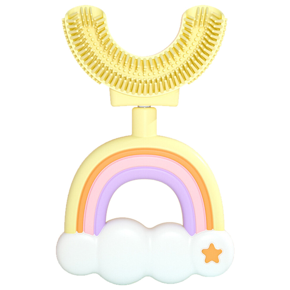 U-Shaped Toothbrush for Kids, 360 Degree Oral Cleaning with Gentle Gum Massage, Ergonomic Design for Easy Grip and Fun Brushing Experience