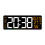 Functional LED Clock With Time Alarm And Temperature-Orange 1