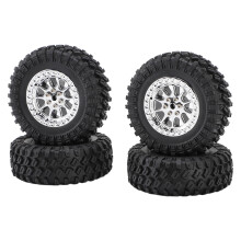 RC-Auto-Gummirad Reifen Heavy Duty Ersatz für MN82 Silver Pickup